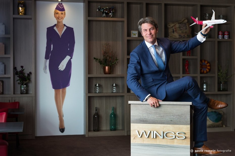 Berry Gerretsen, directeur Wordhotel Wings in Rotterdam